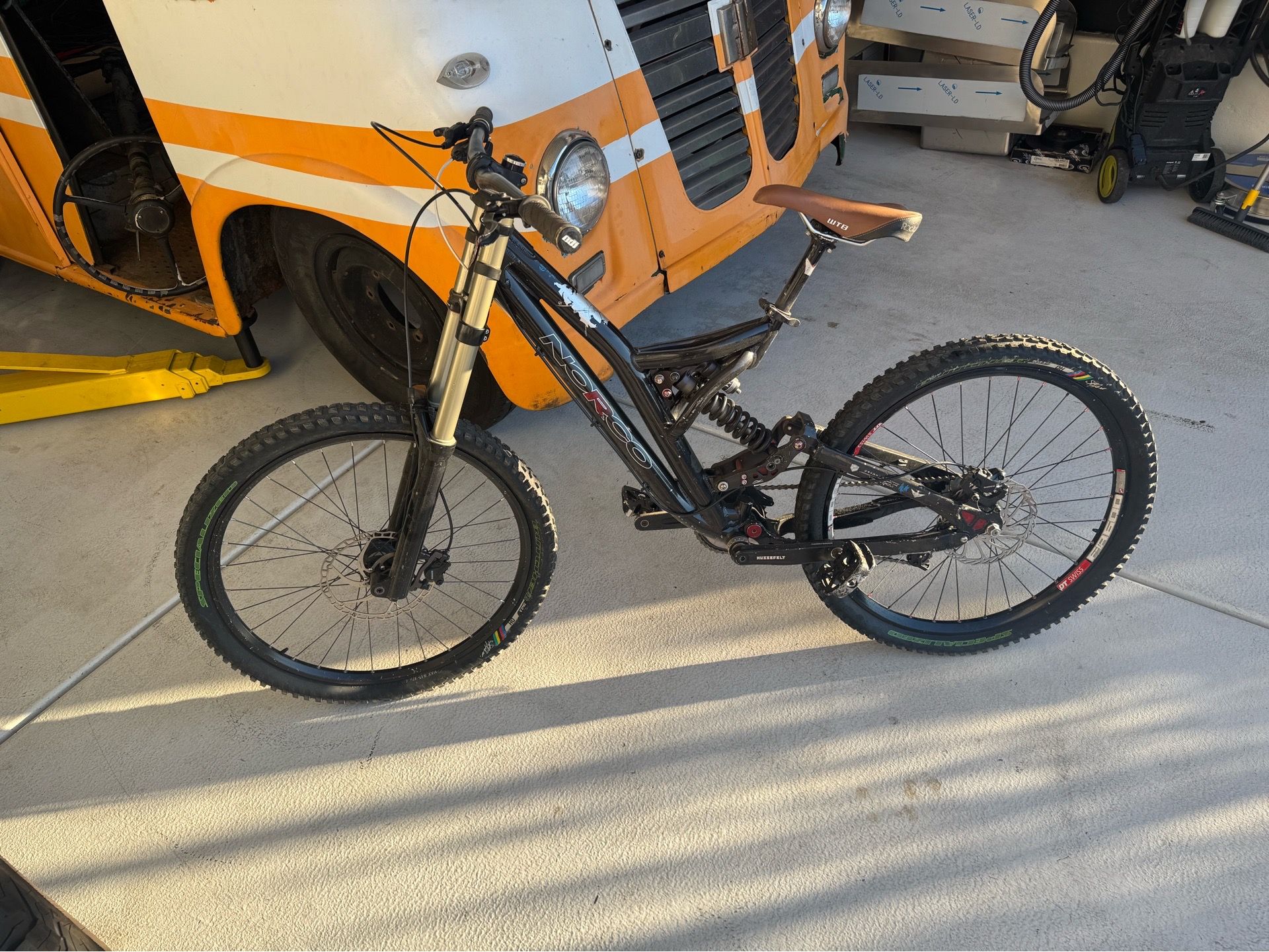 Downhill mountain bike