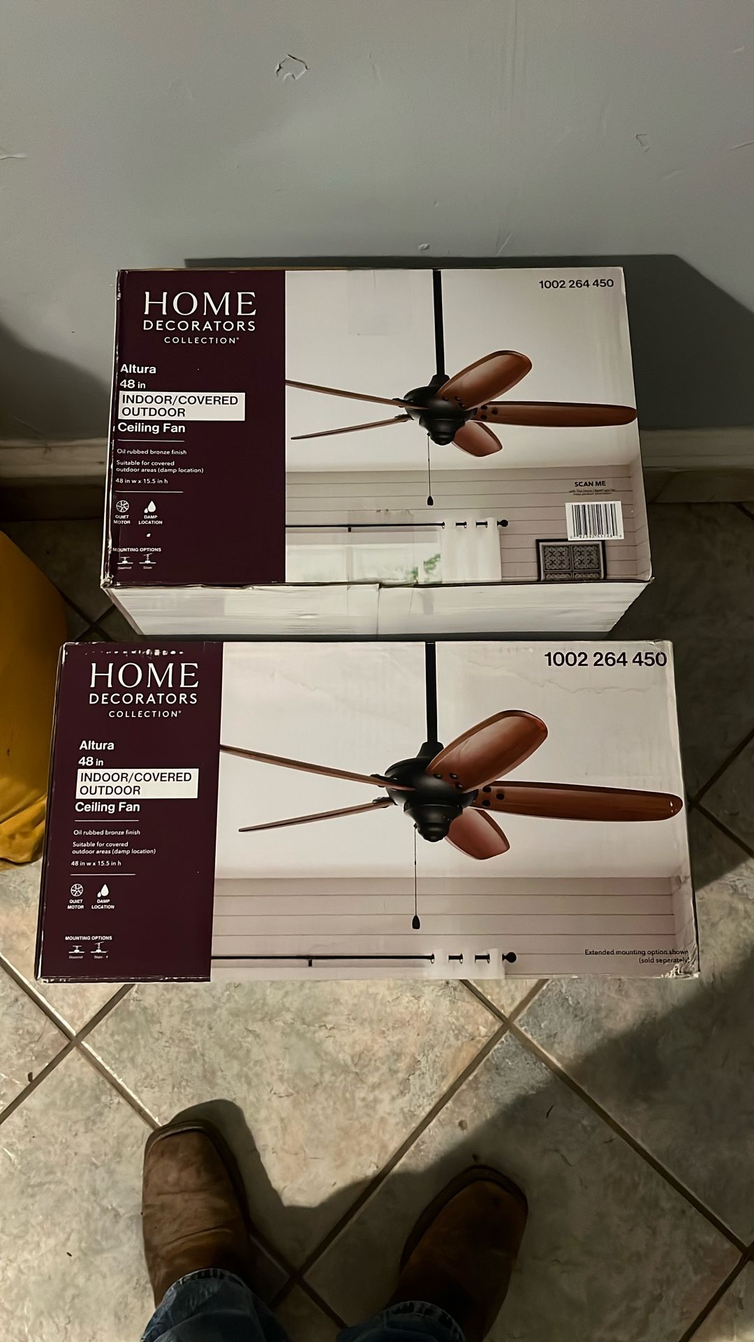 2) Ceiling Fan