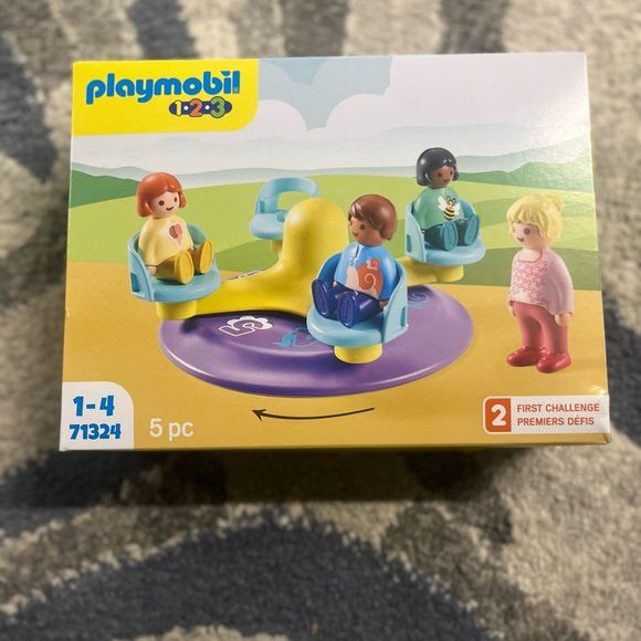 1.2.3 Kids Toy Set with Blue and Purple Colors