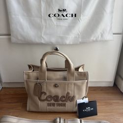 COACH Cargo Medium Canvas Tote Bag