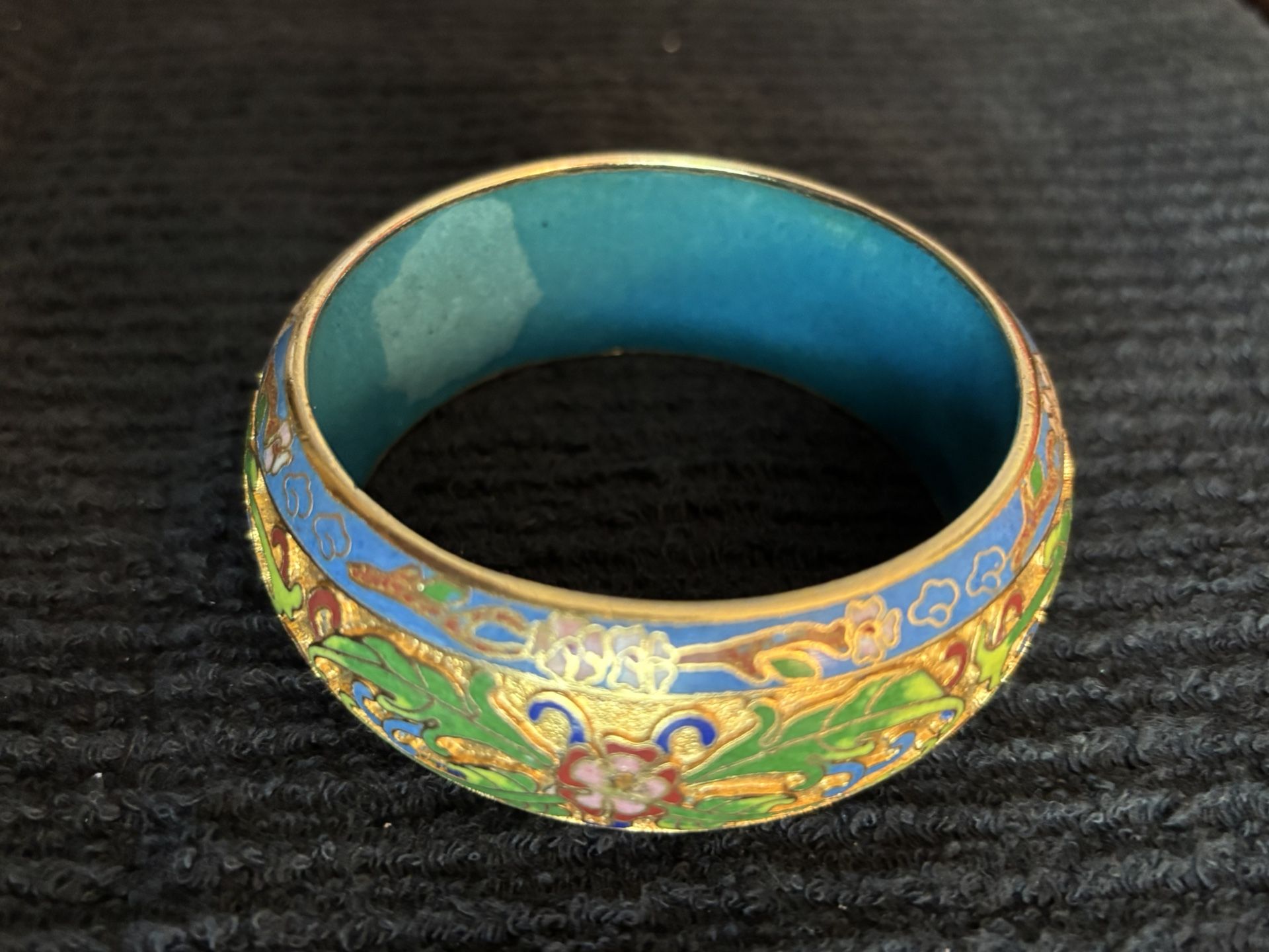 Antique Chinese cloisonne bangle Bracelet