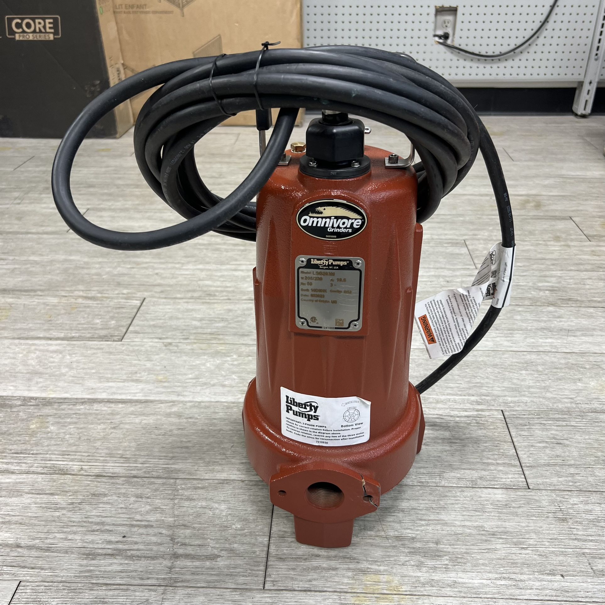 LIBERTY PUMPS OMNIVORE GRINDERS COMMERCIAL GRINDER PUMP LSG203M