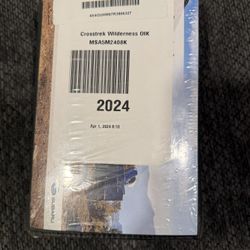 2024 Subaru Crosstrek owners manual-brand new in packaging