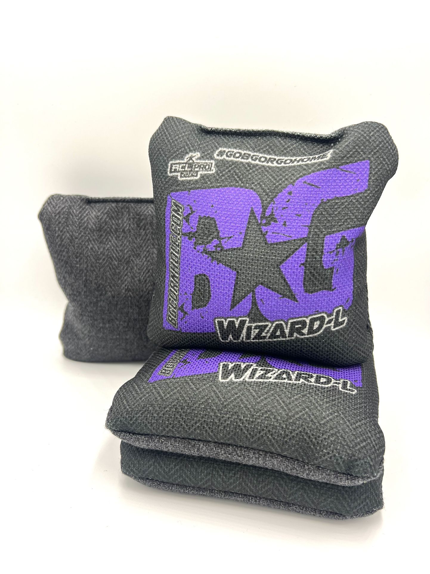 BG Bags Brand New 🔥 Black Herringbone Wizard L