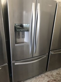✌️✌️ whirlpool French door refrigerator ✌️✌️