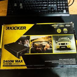 Kicker Subwoofer Amp