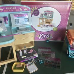American Girl Doll Kira’s Animal Exam Table and Wildlife Rescue