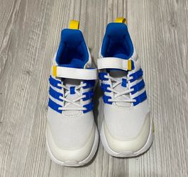 Adidas Kids Lego Trainers White-Blue 2.5 Y