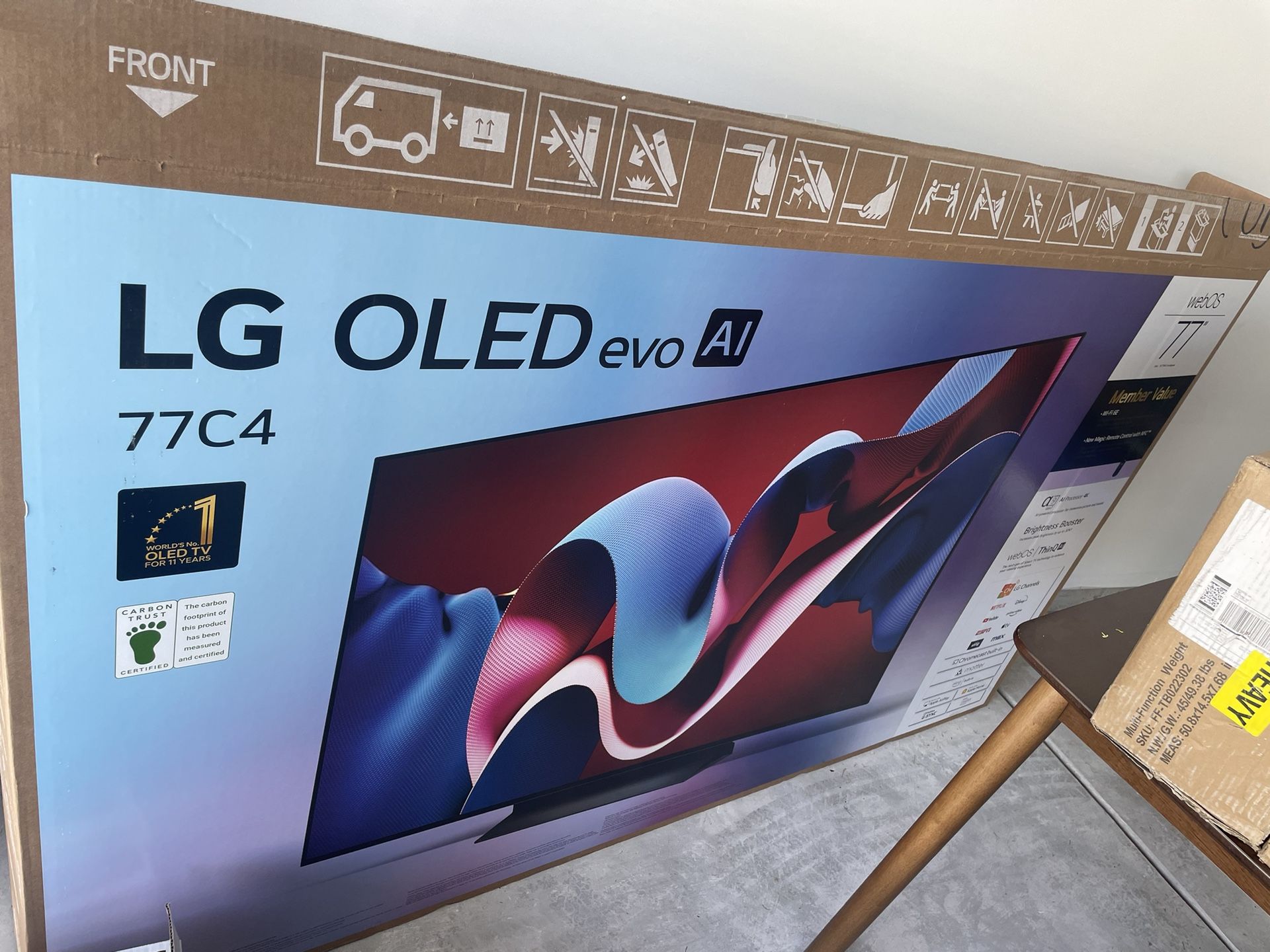 77 Inch TV Box For Sale