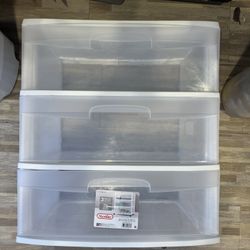 3 DRAWER STERILITE STORAGE CART