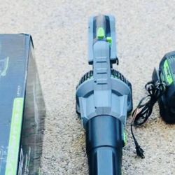 EGO POWER + 56-volt 765-CFM 200-MPH Battery Handheld Leaf Blower 5 Ah (Battery and Charger Included