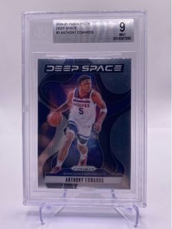 2024-25 Panini Prizm Deep Space Anthony Edwards #3 BGS 9 Timberwolves