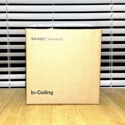 Sonos In Ceiling Speakers (1 x Pair). Brand New Sealed Size 6.5 Inch. Includes Warranty. INCLGWW1