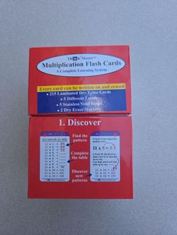 Think master multiplication flash cards
