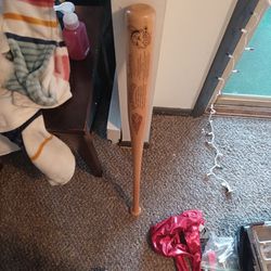 Cleveland Indianas Wood Baseball Bat