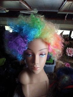 Clown afro wig