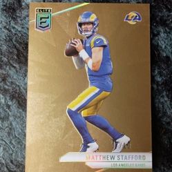 MVP Matthew Stafford 2024 Donruss Elite Gold 07/10 