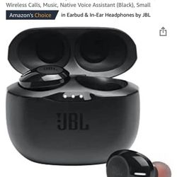 New in box. JBL wireless earbuds, Bluetooth. 
