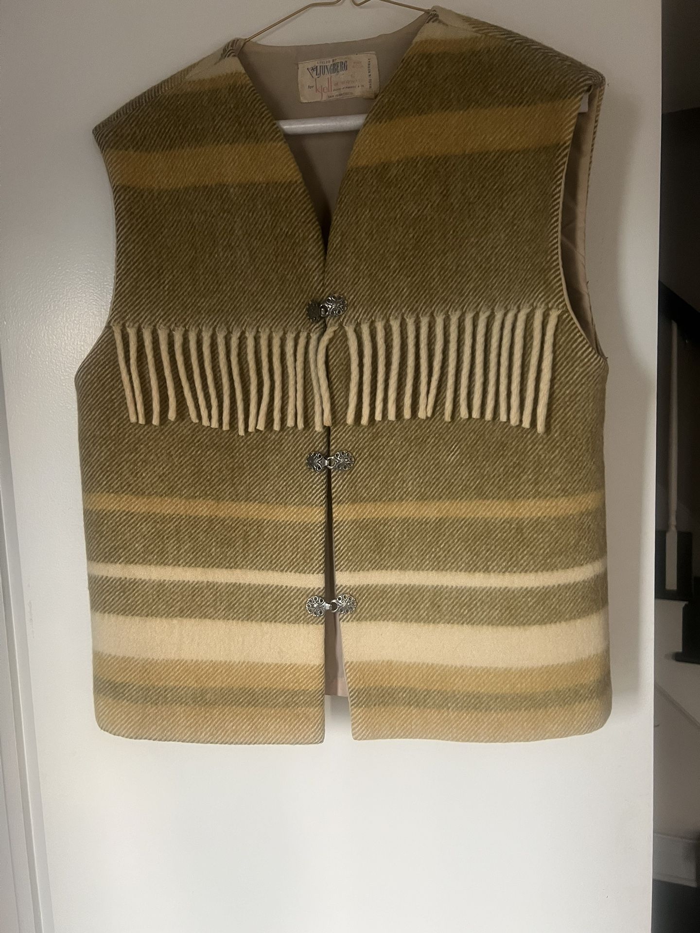 Vintage Wool Vest S-M