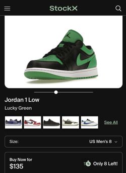 Jordan 1 lucky green