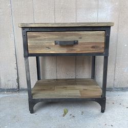 Beautiful industrial style tallboy nightstand