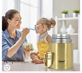 Debo Thermos Food Jar Thermos for Hot Food Insulated Food Jar 18/8  Stainless Steel Bpa-Free 26 Ounce Keeps Food Liquid Hot Or Cold for 24 Hours.  If i for Sale in Las