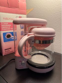 Vintage Hello Kitty Sanrio Bundle – Coffee Maker, Tea Set & Mug w/ Original Boxes