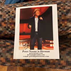 Signed Photo Peter Nooone
