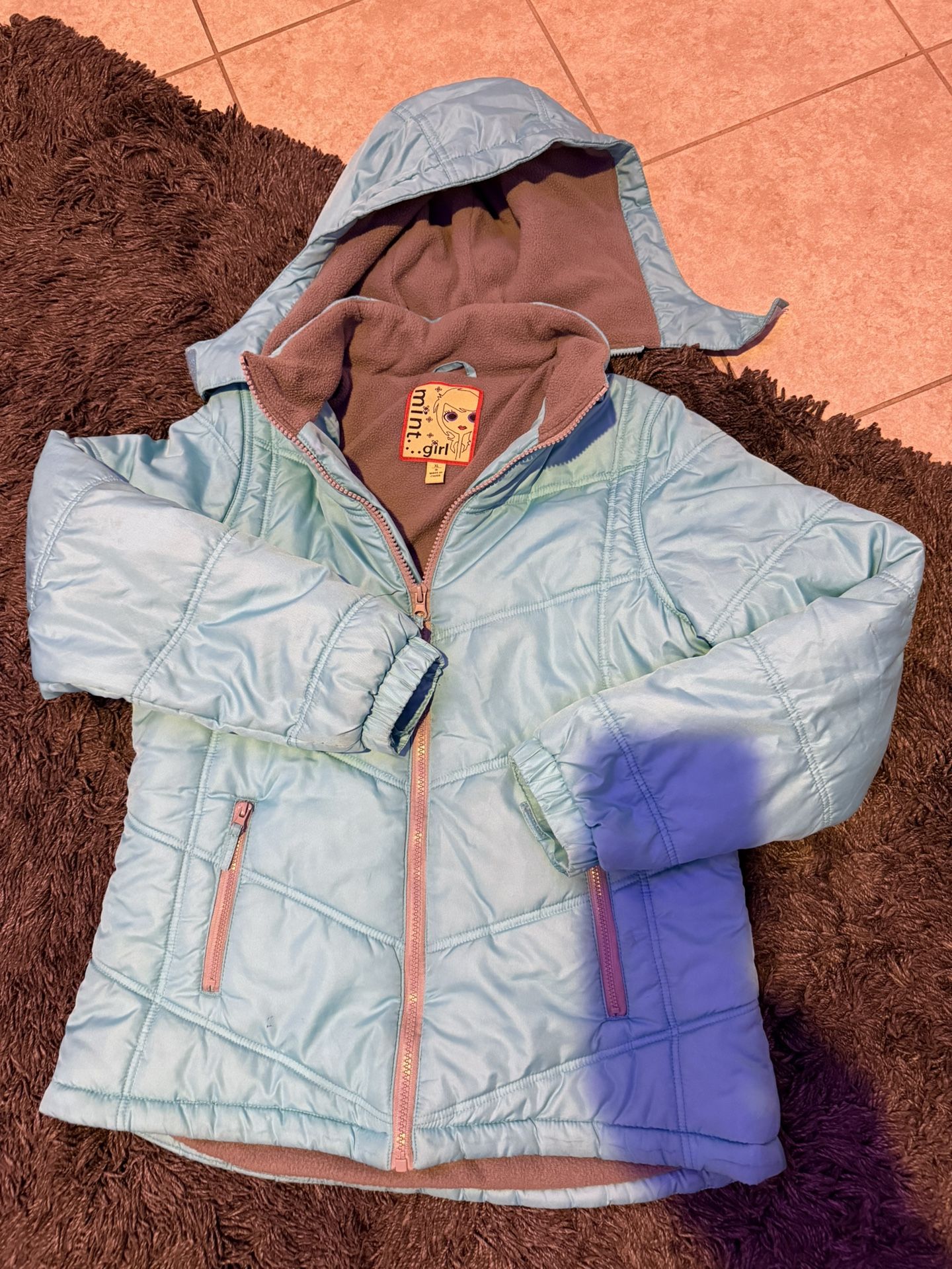 Like New Turquoise Winter Jacket Size 16 
