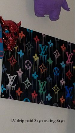 LV drip Acrylic Frame