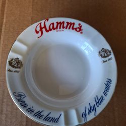 Vintage 1960's Hamm's Beer Ashtray