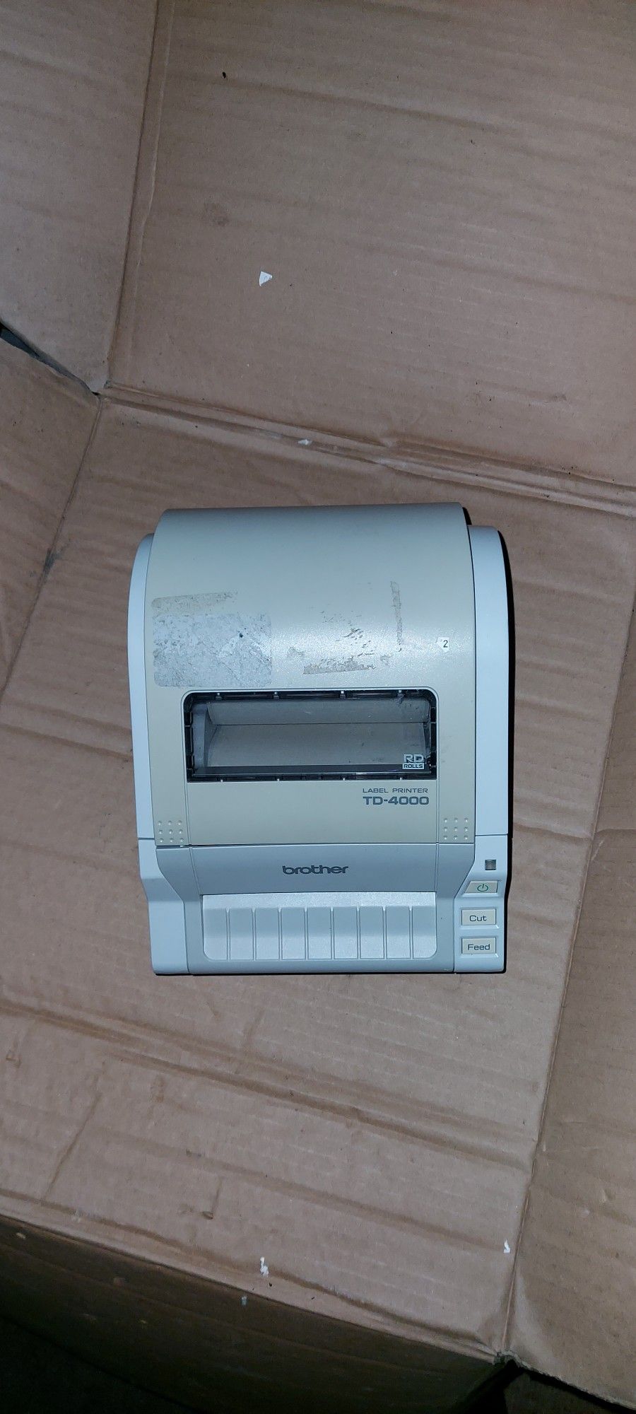 Brother TD-4000 Desktop Thermal Label And Barcode Printer 