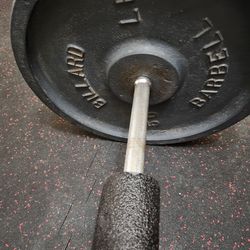 Barbell with two 50lbs plates