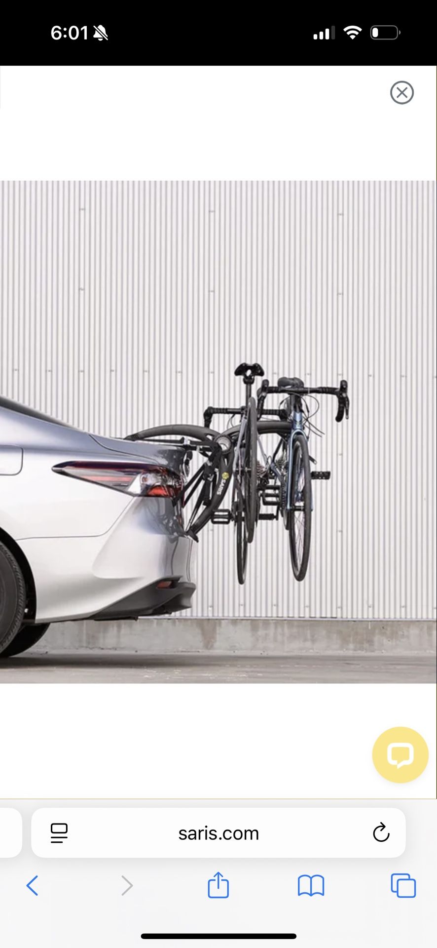 🚴♂️ For Sale: Saris Bones 2-Bike Rack – Lightly Used, Great Condition! 🚗