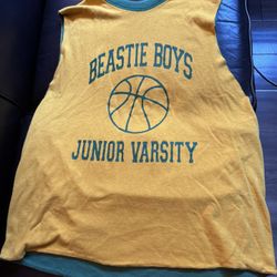 Vintage! BEASTIE BOYS - Reversible Junior Varsity Tank Top Shirt. Joe & Tony’s Barbershop on the Back.  $40