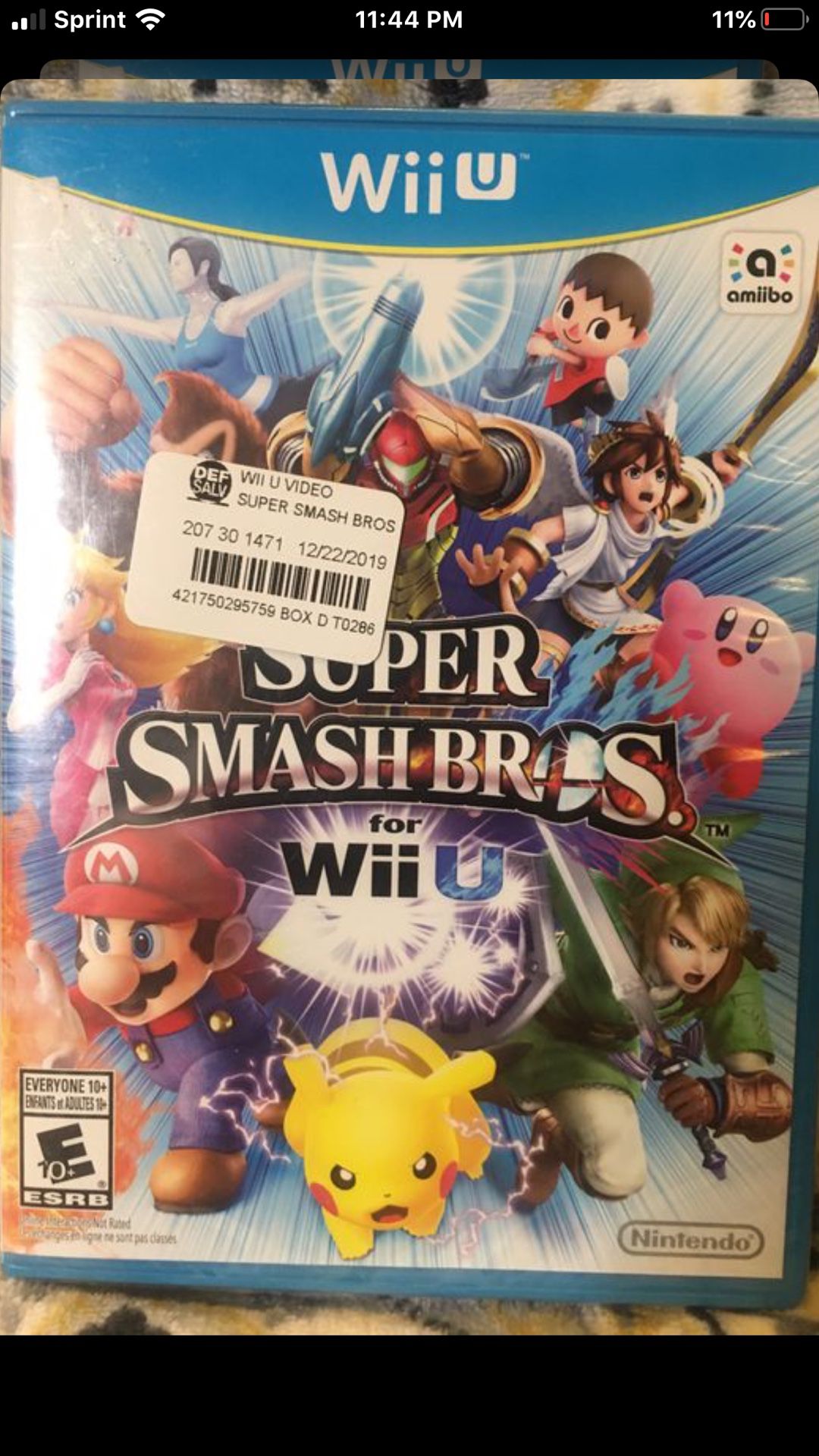 Nintendo Wii U Super Smash Bros