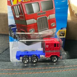 Optimus prime Hot Wheels 