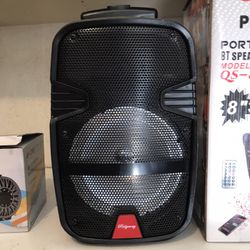 Rechargeable Music Player - Bluetooth - 8” Woofer 