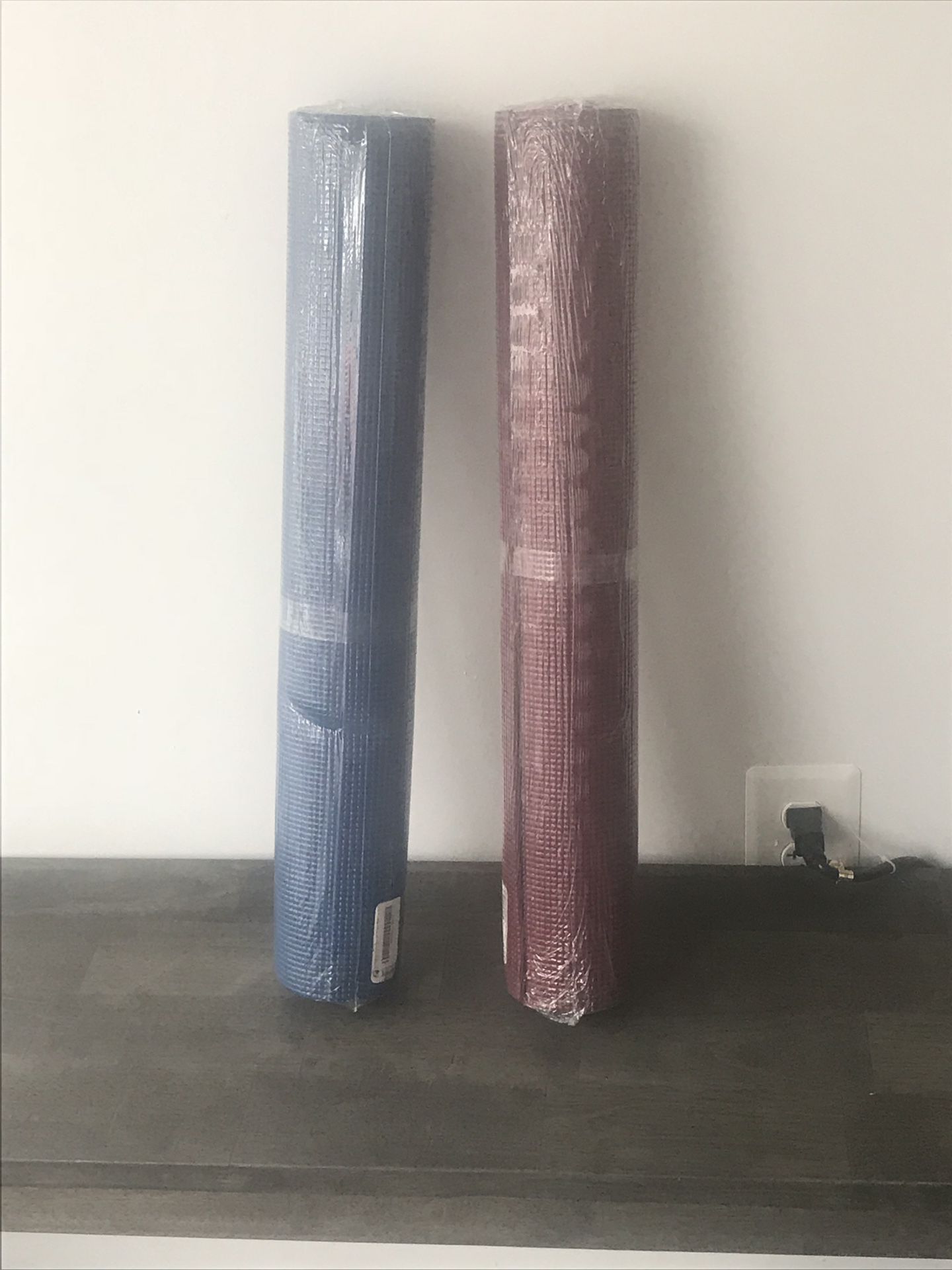 Blue and Red Yoga Mats