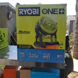 18v Portable Bucket Top Mistng Fan Kit