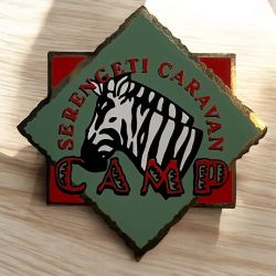Disney Pin - Zebra - Serengeti Caravan Camp from 2000