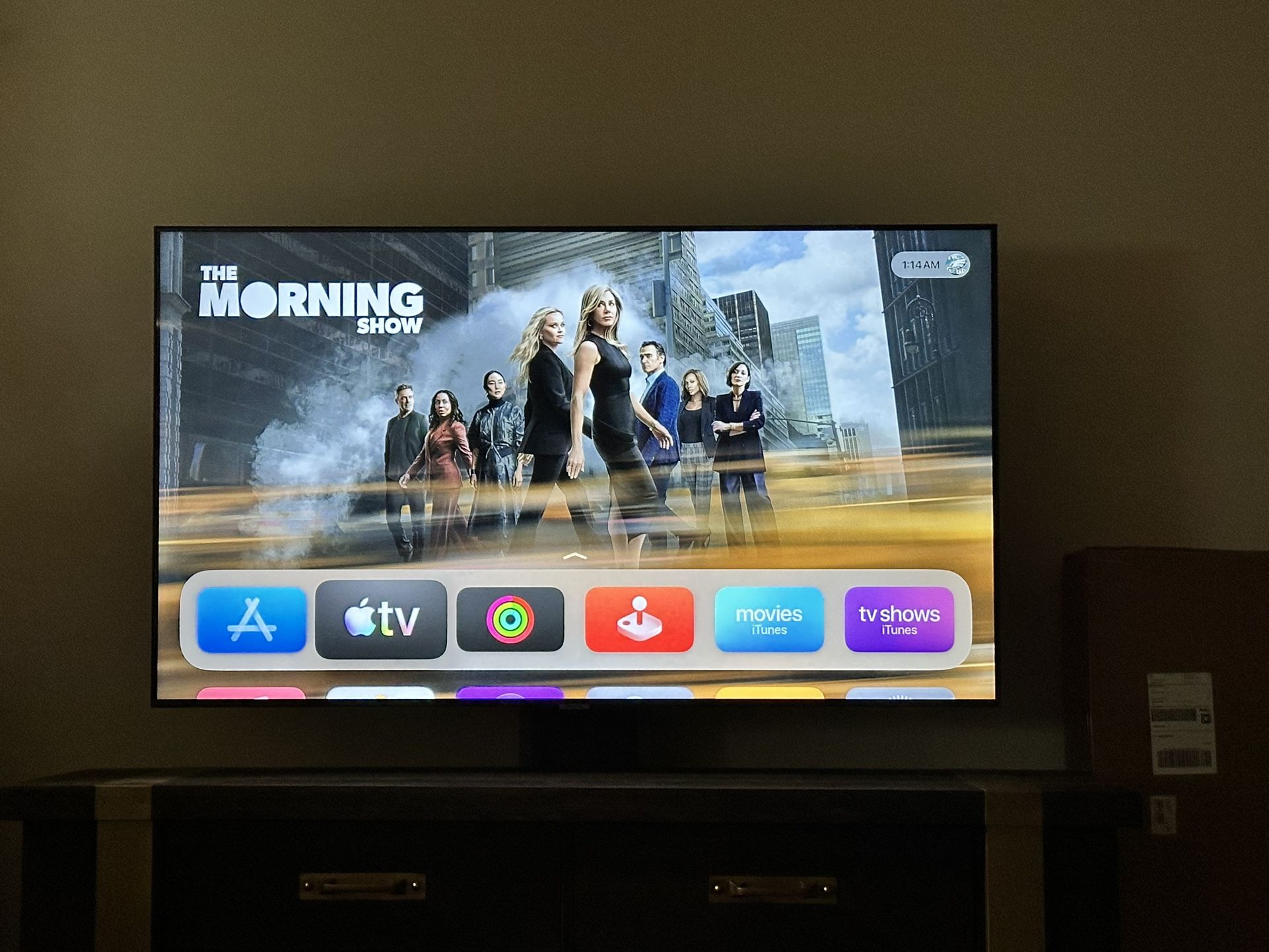 Samsung Tv  55”, Tv Stand, Section Couches 