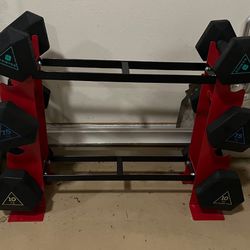 Dumbbell Set With Rack