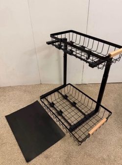 1 Under Sink Organizer, 2 Tier Under the Sink Storage, Slide out Pull out Cabinet Organizer Shelf, Metal Sliding Drawer for Kitchen Bathroom Pantry Cl