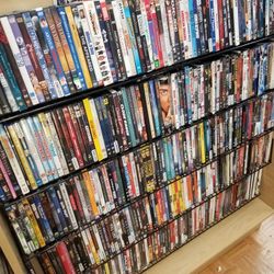 Blu Ray $5 and DVDs $3 On Average. Prices Vary