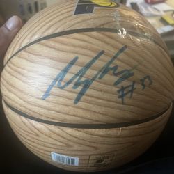 Autographed Myles Turner Basketball
