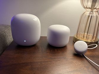 Nest wifi pro + access point with voice assistant