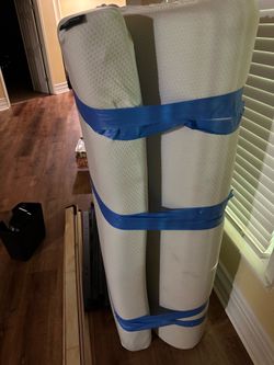 Foam Mattress Bed with wood Fram Full assembly