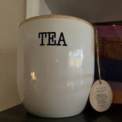 White Tea Canister