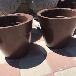 New Flower Pots Made Out Of Cement Perfect Gift 